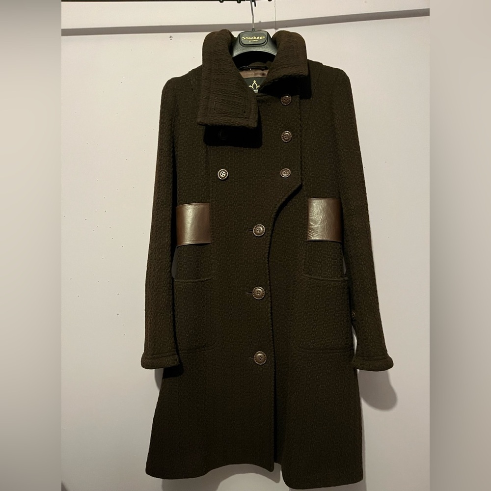 VINTAGE MACKAGE TEXTURED WOOL COAT